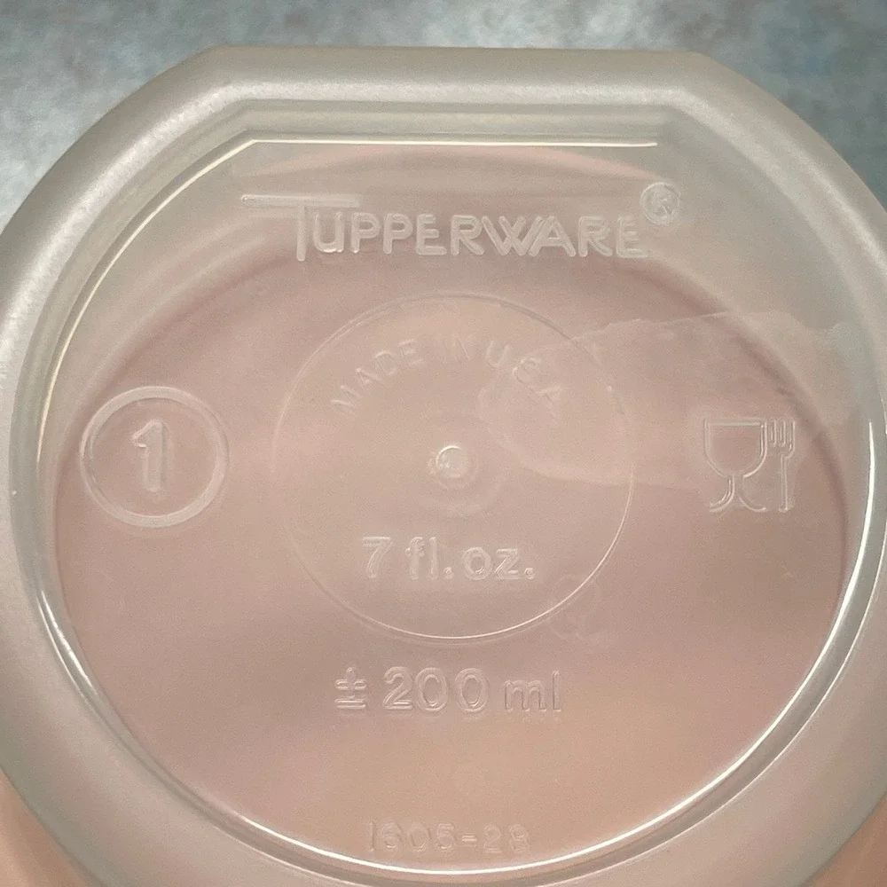 Vintage Tupperware 5 Piece Set of Modular Mates Ovals & Circ